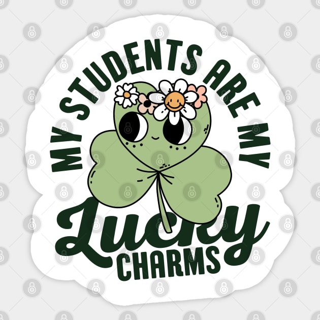 My Students Are My Lucky Charms Sticker by Illustradise